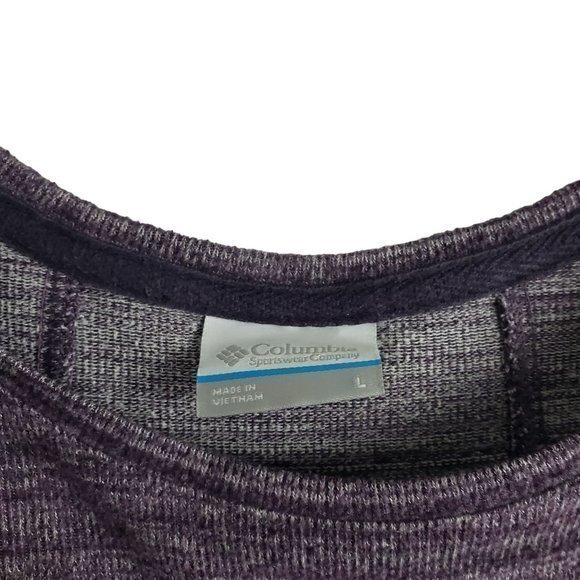 Columbia Women's Size Large Purple Lightweight Long‎ Sleeve Sweater - Picture 3 of 7